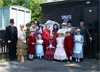 Group picture of the Victorians at Tenterden station.
